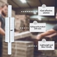 thumbnail image 5 of MMBM Stretch Wrap with Handles 20" x 1000' 4 Rolls 55 Gauge Clear Plastic Shrink Film for Packing and Wrapping, 5 of 7