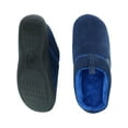 thumbnail image 3 of isotoner Men's Classic Slippers, Microterry Navy Blue, 11-12, 3 of 4