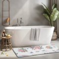 thumbnail image 2 of White Unicorn Floral Pattern Kitchen Rug Mat,Kitchen Runner Rugs Non Skid Washable,Decorative Kitchen Floor Mats for Kitchen,Sink,Laundry,17"x47.2", 2 of 7