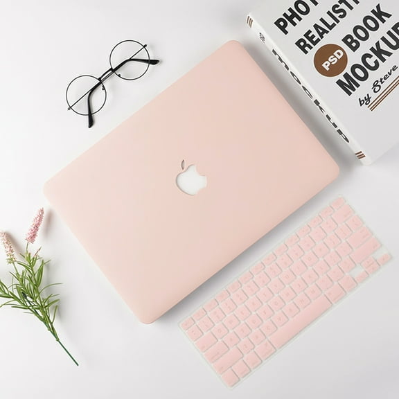 Macaron Frosted Laptop Case Notebook Bag Shell Cover for Macbook Air Pro 11 12 13 14 15 16 Retina M1 M2 Touch Bar (Pink,Pro13 A1706 A1708)