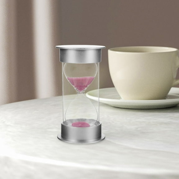 Masteelf Hour Glass With Sand Creative 20 Minute Sand Timer Plastic Round Hourglass For Yoga Cooking And Meetings Modern Hour Glass