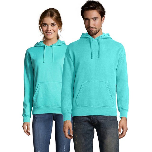 Hanes Sweat à Capuche en Molleton Teint pour Hommes - GDH450 GRTDYE