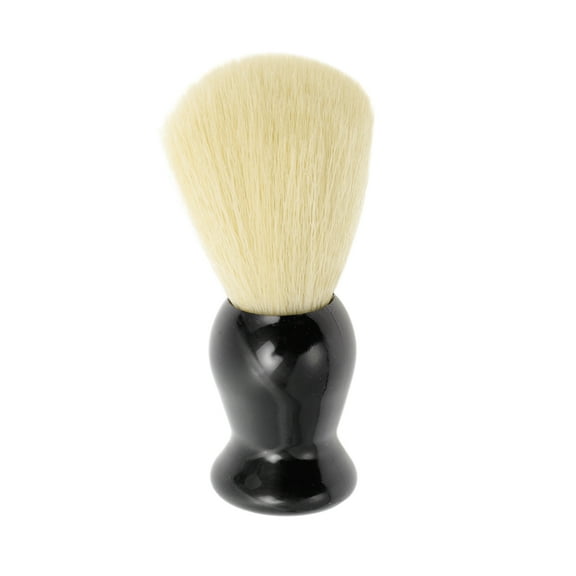 Unique Bargains 1 Pc Durable Shaving Brush for Home 4.06"x1.38" Black Polystyrene Handle Nylon Hair