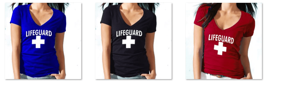 Lifeguard V-Neck T-Shirt