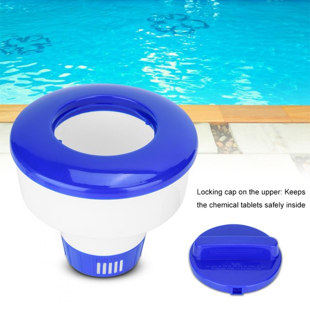 Gupbes Chlorine Dispenser, Locking On The Bottom Floating Tablet Dispenser For Pool For Home
