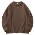 thumbnail image 1 of pstuiky camisetas de manga larga para hombre, Camisas de manga larga con cuello redondo, cálidas e informales, de color liso, para hombre camisetas de hombre xl, 1 of 3