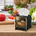 thumbnail image 3 of Yuyamidu Pumpkin Tissue Box Cover Fall Tissue Box Holder with Bottom Belt Anti-Stains Napkin Holder for Bathroom Vanity Countertop, Night Stands, Office Desk Gift for Friends, 3 of 8