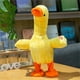 thumbnail image 5 of Juguete de pato parlante, juguete de pato parlante, lindo pato cantor, juguete de peluche educativo, artesanía excepcional, 5 of 6