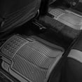 thumbnail image 4 of FH Group Trimmable Rubber Gray Car Floor Mats, Universal Fit 4pc with Air Freshener, 4 of 7