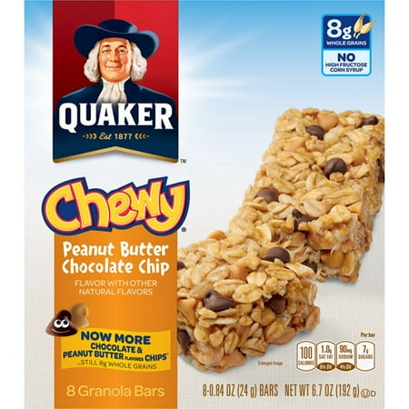 granola quaker chewy 84oz peanutbutter ounce