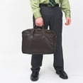 thumbnail image 2 of Canyon Outback Leather Glacier Canyon 16-inch Slim-Line Briefcase - Black, 2 of 2