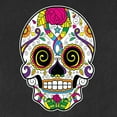 thumbnail image 5 of Wild Bobby Day Of The Dead Sugar Skull Pop Culture Men Premium Tri Blend Tee, Vintage Black, Medium, 5 of 5