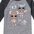 thumbnail image 3 of LOL Surprise! - LOL Hi Bae - Toddler And Youth Raglan Graphic T-Shirt, 3 of 4
