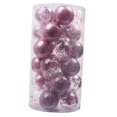 thumbnail image 3 of 30 piezas de adornos navideños de bolas irrompibles, suministros para fiestas, decoraciones para árboles de Navidad para aniversario, dormitorio, Rosa, 3 of 8