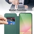 thumbnail image 3 of For Samsung Galaxy A56 5G Case Compatible with MagSafe Rhombus PU Leather Phone Cover - Dark Purple, 3 of 5