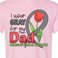 thumbnail image 4 of Inktastic I Wear Gray for My Dad Parkinsons Disease Awareness with Tulip T-Shirt, 4 of 5