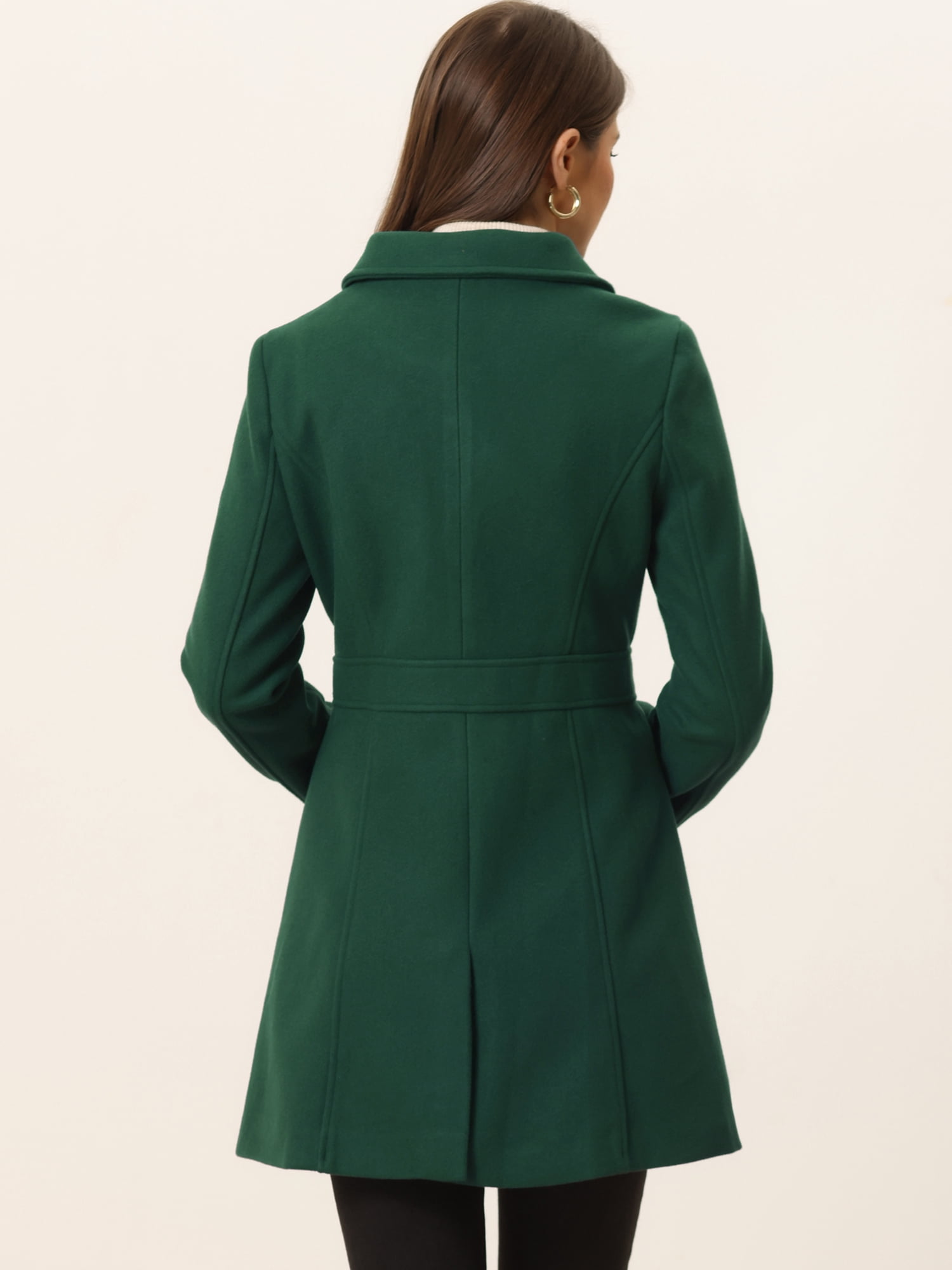 Allegra K Abrigo De Piel Para Mujer, Chaqueta