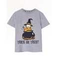thumbnail image 1 of Garfield T-Shirt Gris à Manches Courtes Unisexe pour Enfants, 1 of 7