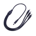 thumbnail image 3 of WE-POLUJ 5.5x2.1mm 1 to 3 Male Connection Line DC5521 Adapters Cord Solar Panel Outdoor Power Wire 1 in 3 Out Charging Line, 3 of 8