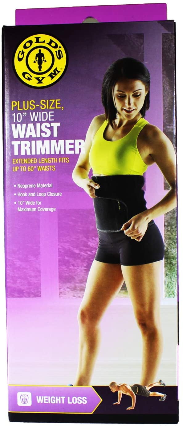 Gold's Gym Waist Trimmer Belt - Plus Size 10" - Walmart.com - Walmart.com