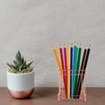 thumbnail image 4 of OULII 2Pcs Desk Pen Stand Golden Iron Geometric Shape for Office Use, 4 of 8