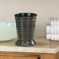 thumbnail image 2 of nu steel Bogart Metal Tumbler, Makeup Brush Holder and Toothbrush Cup for Bathroom, Countertop, Desk, Dorm, College, and Vanity - Oil Rubbed Bronze, 2 of 6