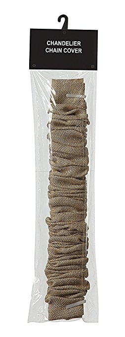 Creative Co-op Chandelier Cord Cover 6 Bleached Jute