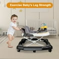 thumbnail image 5 of EONROACOO 5-in-1 Baby Walker for Boys Girls, Adjustable Infant Walkers with Wheels(Black), 5 of 12