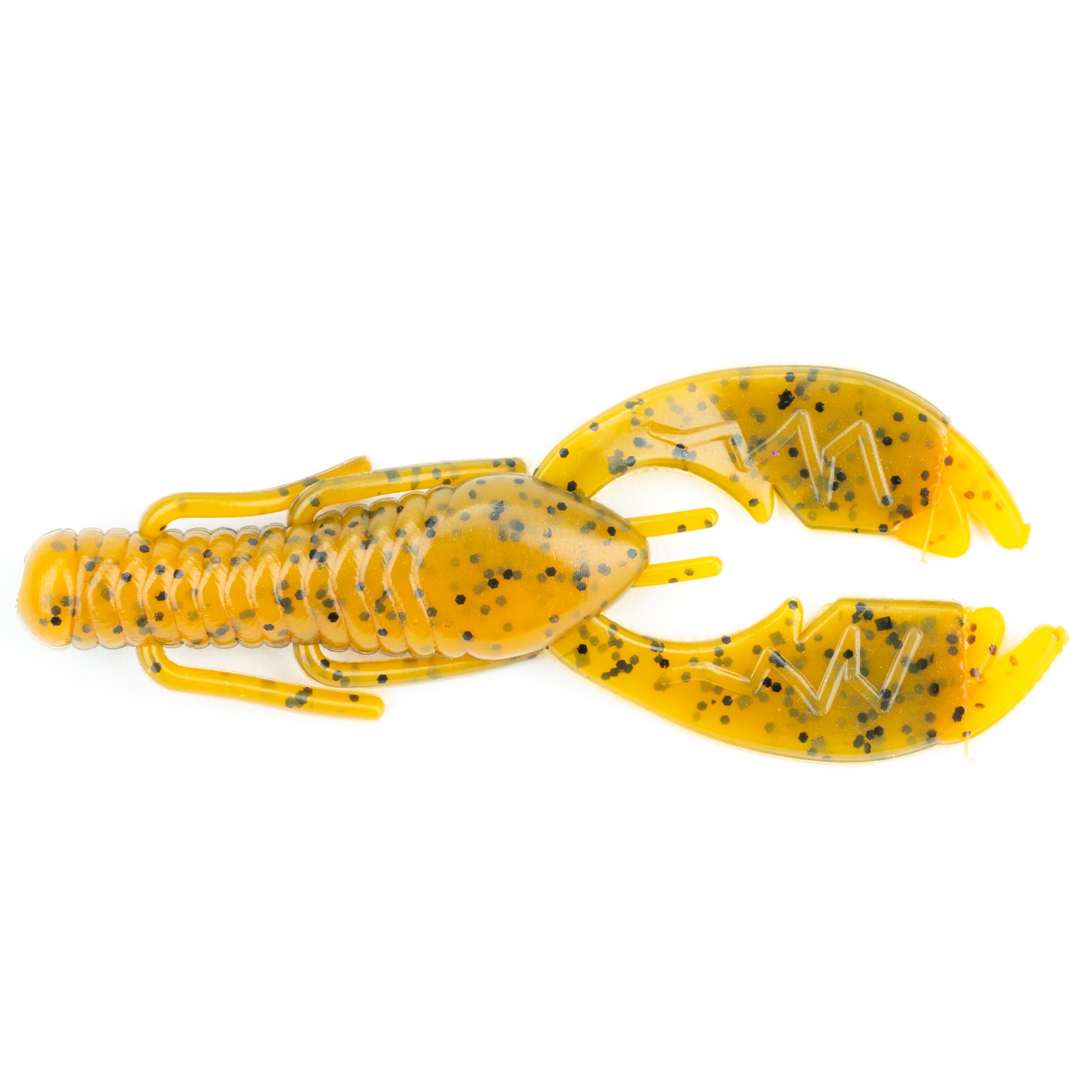 (2 pack) NetBait Paca Slim, Alabama Flare, Crawfish, Fishing Soft Baits, 4in, 7 pieces