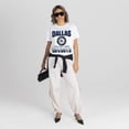 thumbnail image 3 of Women's Gameday Couture White Dallas Cowboys Oversized All-Time Classic Flowy T-Shirt, 3 of 6