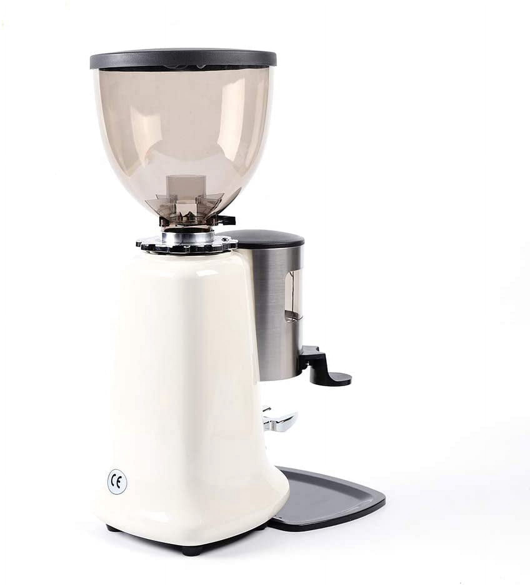 Fetcoi, Commercial Coffee Grinder Electric Burr Coffee Bean Grinder Grinding Machine Heavy Duty Cast Aluminum Body