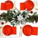 thumbnail image 2 of Juego de Vajilla para Fiestas Completo Rojo Adecuado para Bodas y Cumpleaños, 2 of 7
