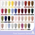 thumbnail image 2 of Kit de esmaltes de uñas en gel GAOY, 42 unidades, purpurina negra, marrón y roja, 2 of 6