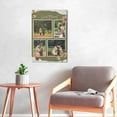 thumbnail image 6 of Custom Canvas Prints Dark Green Aesthetic Sweet Moment Romantic Personalized Photo Image Collage DIY Framed Kit Wall Art Picture Room Decor 16x20 inch, 6 of 7