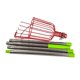 thumbnail image 1 of Recolector de frutas, herramienta de recolección de frutas de 5.5 pies con poste de conexión de acero inoxidable, equipo de recolección de frutas para obtener frutas, limones, manzanas, guay, 1 of 5