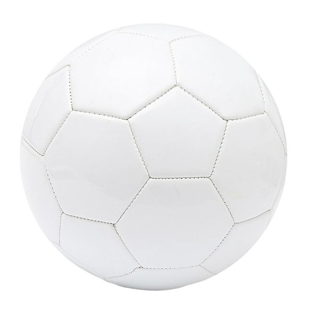 Un Simple Ballon De Football Blanc À L'intérieur Dans Une Salle