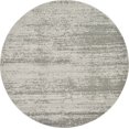 thumbnail image 1 of Unique Loom Del Mar Collection Contemporary Transitional Round Rug, 8 Feet, Gray/Beige, 1 of 2