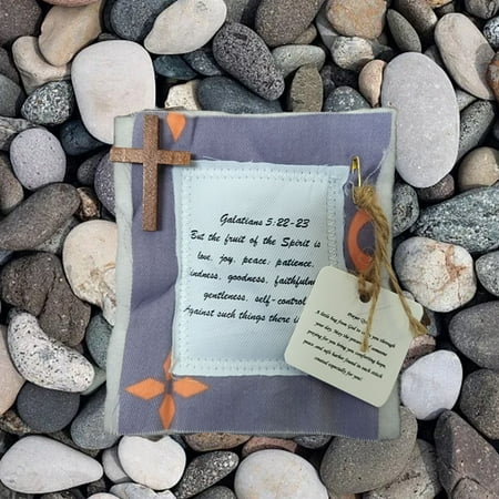 

CaiTeLin Quilt with Crosss Inside Handmades Sew Individually Colorful Quilts Symbolism Poemss Quilts with Wooden Crosss Inside Gifts for Yourself Friend Family