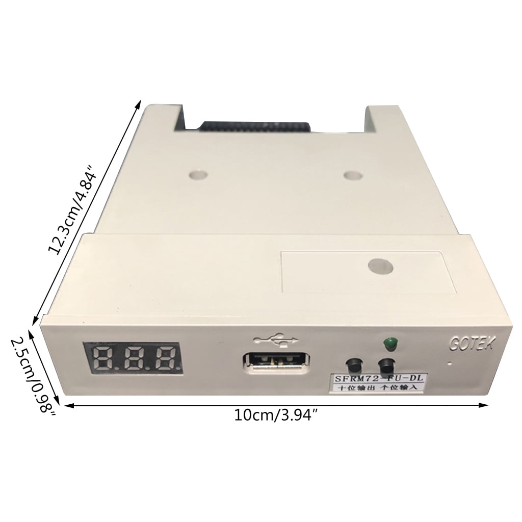 CIYISON SFRM72-FU-DL 720KB Floppy Disk Reader Drive USB SSD Floppy Drive Emulator 32-Bit Plug and for Play for Korg Electric Org