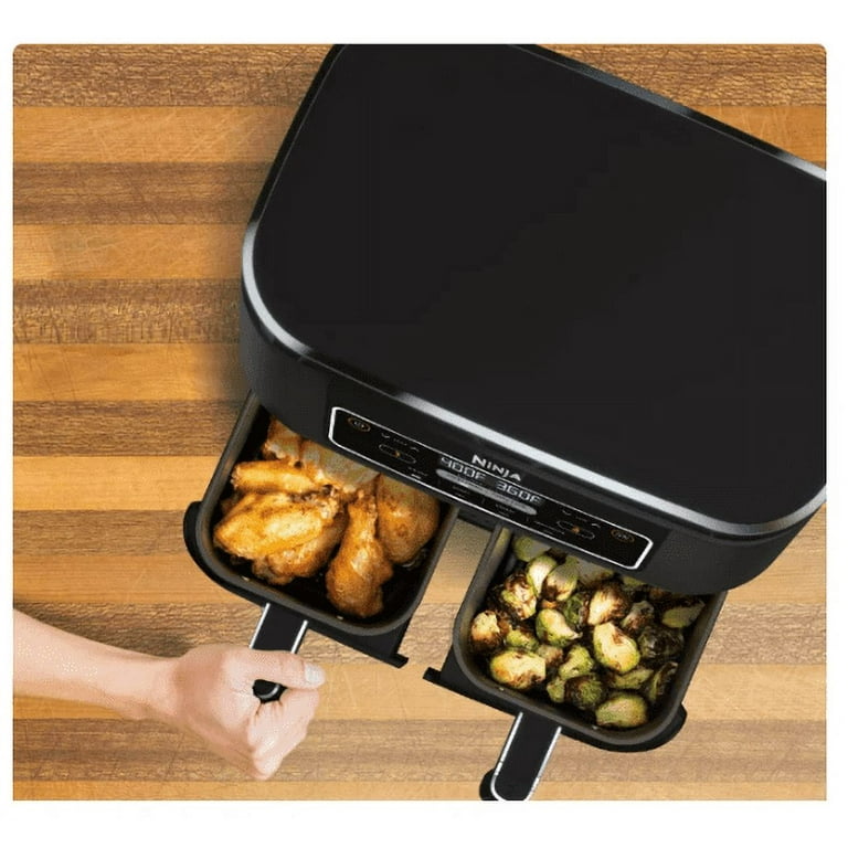 Ninja® Foodi® 6-in-1 8-Quart. 2-Basket Air Fryer with DualZone™ Technology-  Air Fry, Roast, and more