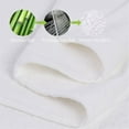 thumbnail image 2 of JML Bath Towel Sets, 2 Piece Bamboo Towels, Natural Ultra Soft Touch and Absorbent, No Shedding, Antibacterial & Odor Resistant Towel 27 x 55 inches (White), 2 of 6