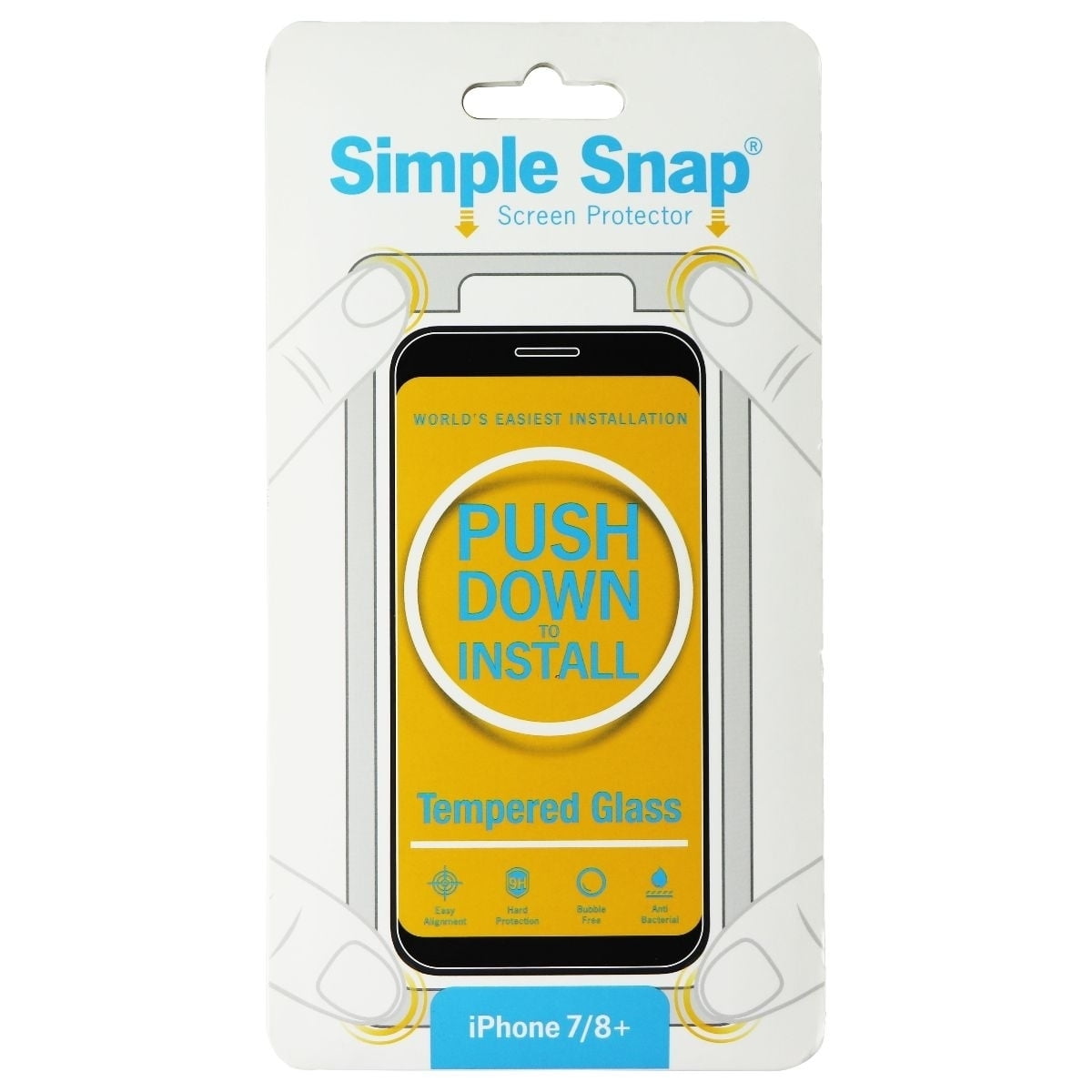 Simple Snap Screen Protector for IP8+/7+ Clear