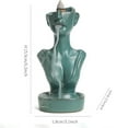 thumbnail image 4 of 1pc Ceramic Waterfall Backflow Incense Burner with Ash Catcher for Home Decor, Aromatherapy, Zen Meditation, Perfect Gift Idea (Without Incense), 4 of 8
