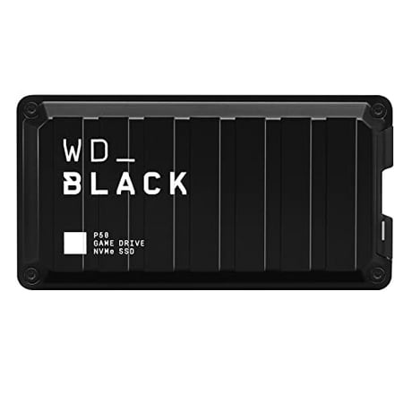 WD_BLACK 1TB P50 Game Drive SSD - Portable External Solid State Drive, Compatible with Playstation, Xbox, PC, & Mac, Up to 2,000 MB/s - WDBA3S0010BBK-WESN
