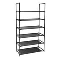 thumbnail image 6 of Ktaxon 6/8/10 Tiers Stackable Shoe Rack Shoe Shelf Space Saving 18 Pairs Closet Storage Organizer for Entryway Bedroom Black, 6 of 6