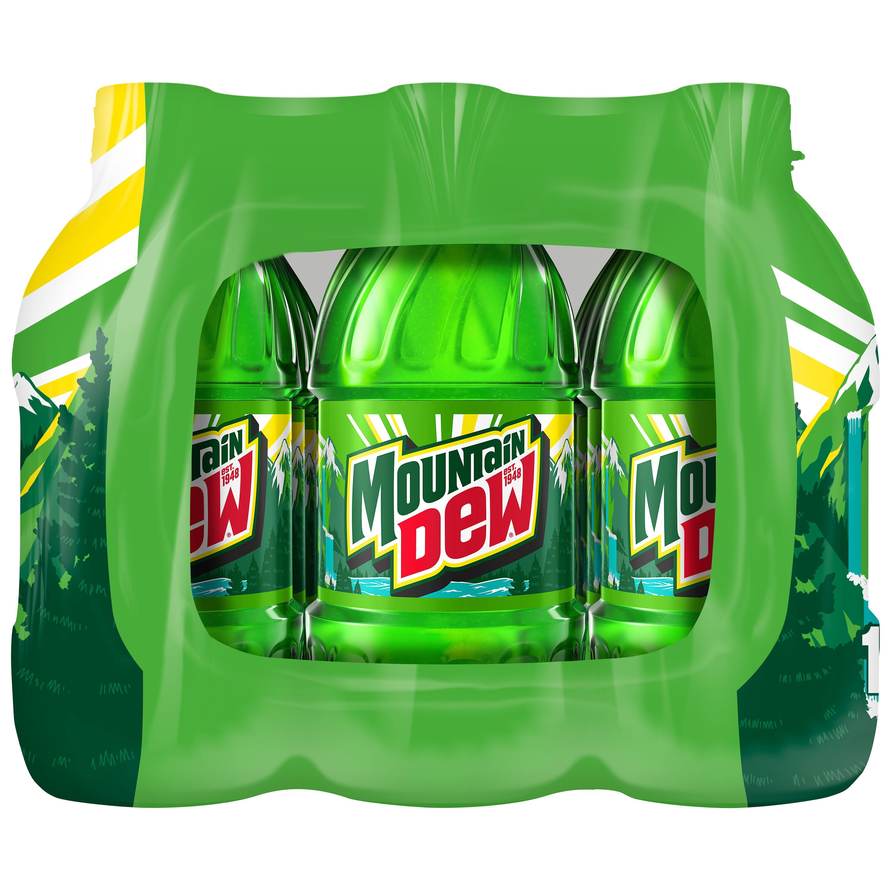 Mountain Dew Soda Citrus 16 fluid ounce, 12 Count
