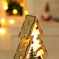 thumbnail image 3 of Noche De Madera Forma De Árbol De Navidad Adornos De Escritorio Luminosos Decoraciones De Navidad Led Speravity HA043957-02, 3 of 6