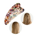 thumbnail image 5 of Unique Bargains 1 Pc Portable Anti-Static Hair Comb Colorful Acetate Sheet, 5 of 5