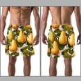 thumbnail image 3 of luoweisi Men's Beach Shorts Quick Dry Swim Trunks with Mesh Lining Pear L, 3 of 5