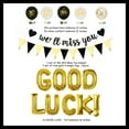 thumbnail image 7 of We Will Miss You Decorations Black and Gold, Good Luck Balloon Banner for Retirement Sorry Your Leaving Goodbye Going Away Travelling Farewell Decorations, Graduation Congratulations, 7 of 7